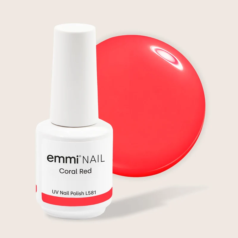 emmi Shellac UV-Lack Coral Red 15ml | L577
