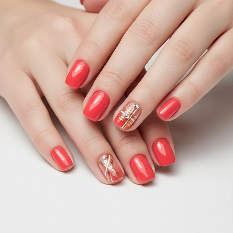 emmi Shellac UV-Lack Coral Red 15ml | L577