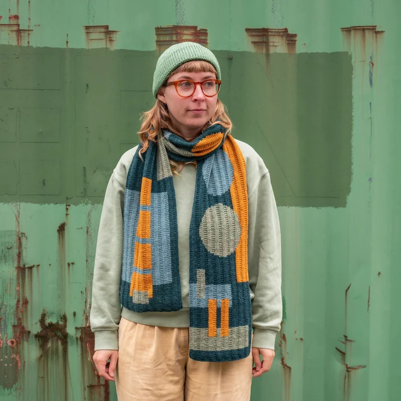 Rust & Rhythm - Schal - Strickset