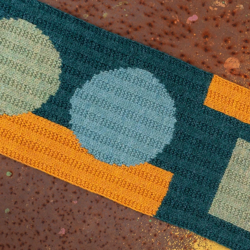 Rust & Rhythm - Schal - Strickset