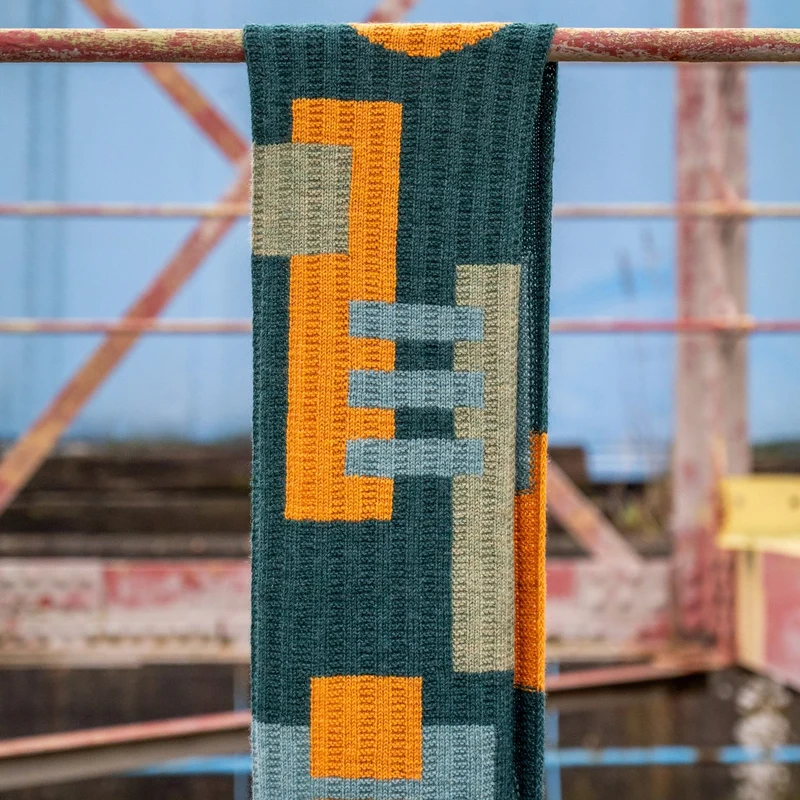 Rust & Rhythm - Schal - Strickset