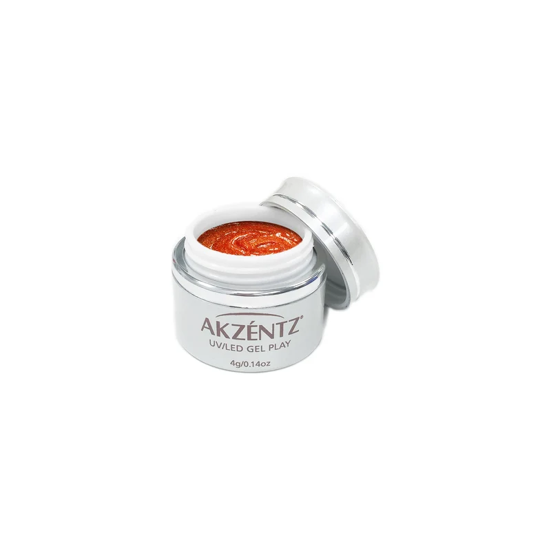 Akzentz Gel play Glitter Shifter Coral