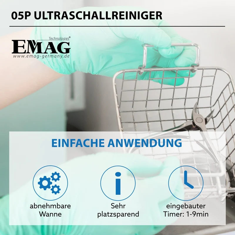 Ultraschallreiniger 0,5L Emmi-05P
