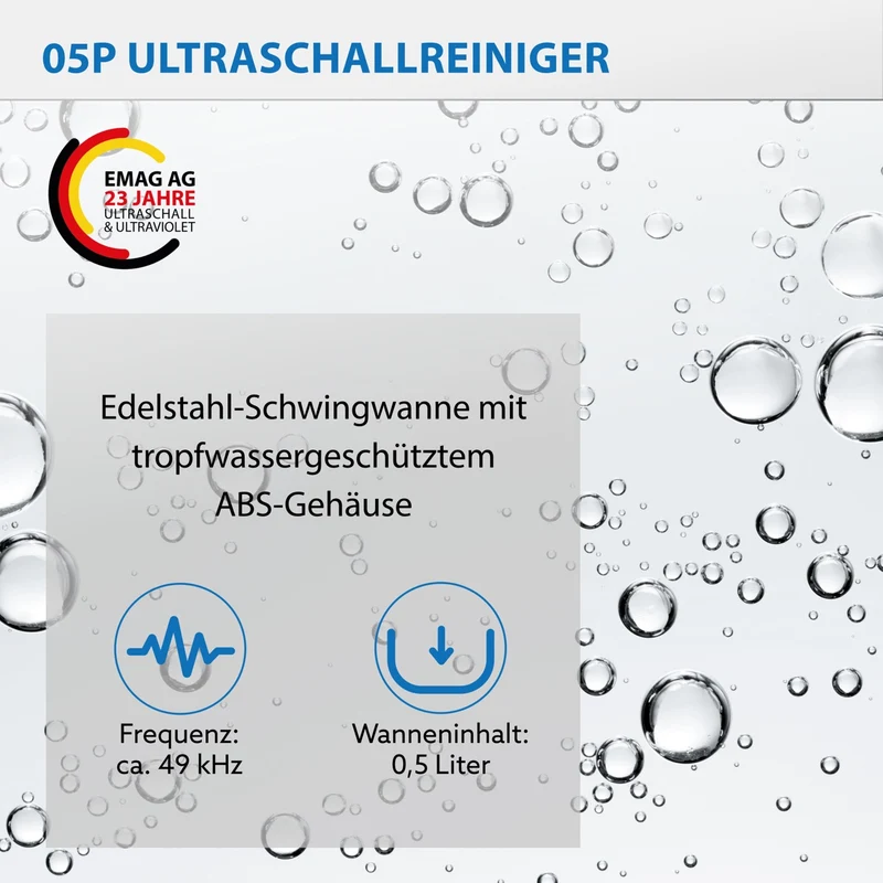 Ultraschallreiniger 0,5L Emmi-05P