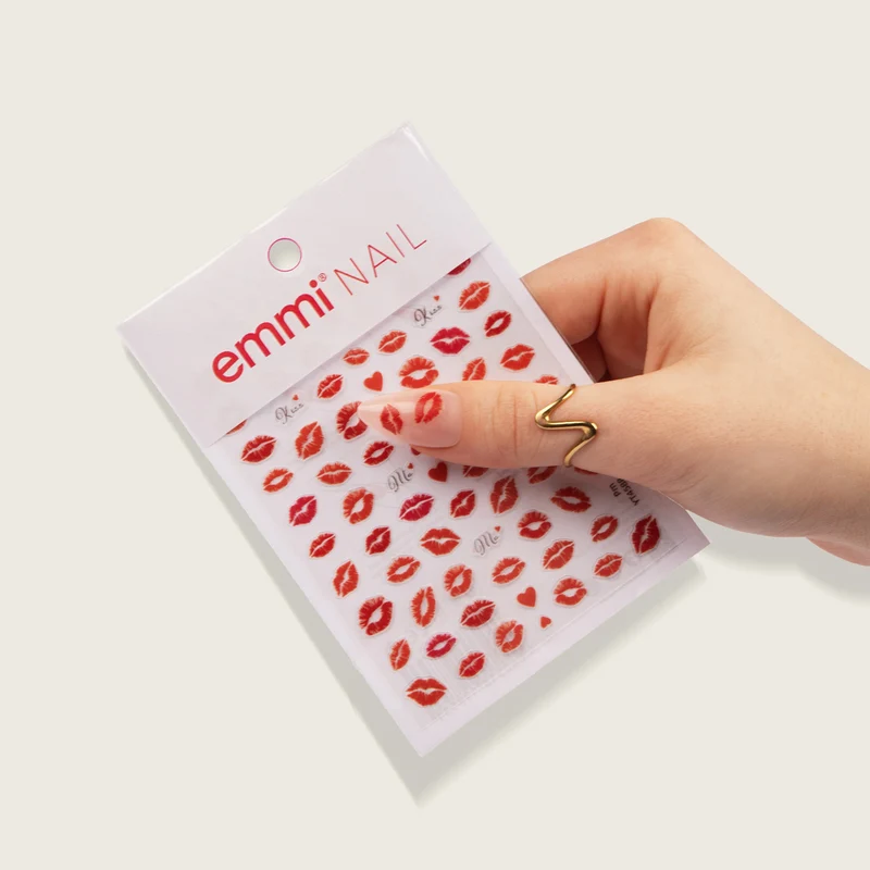 3D Art Nail Sticker Kiss Me
