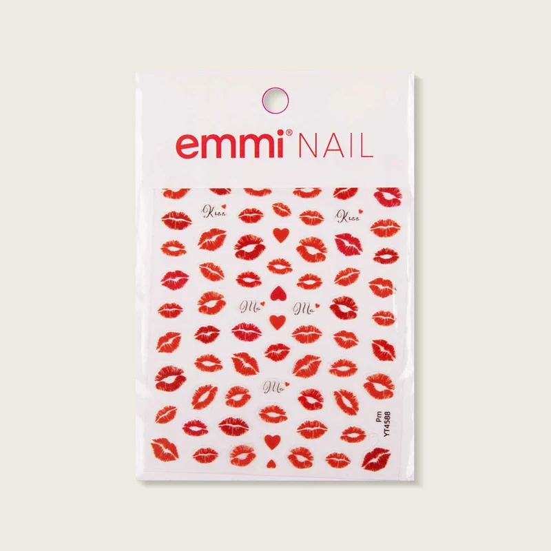 3D Art Nail Sticker Kiss Me