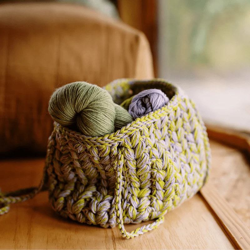 Vitreous - Tasche aus Puffmaschen - Häkelset