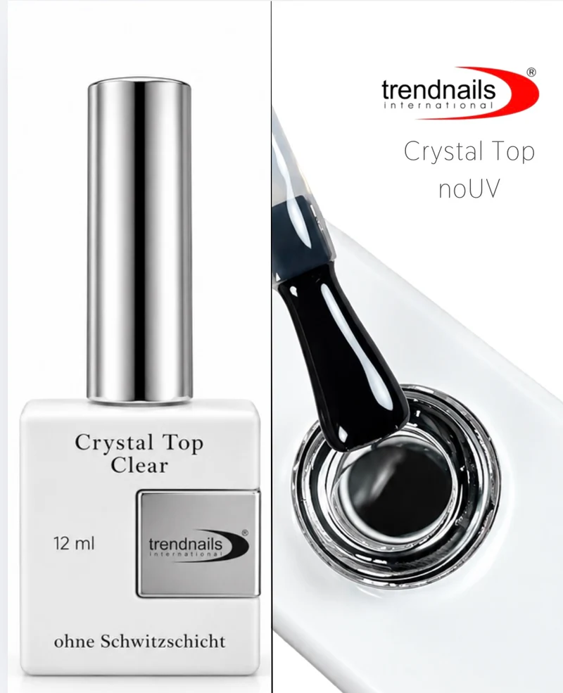 Crystal Top Coat ohne UV (ohne Schwitzschicht) 12ml "Clear" TPO/HEMA-Free