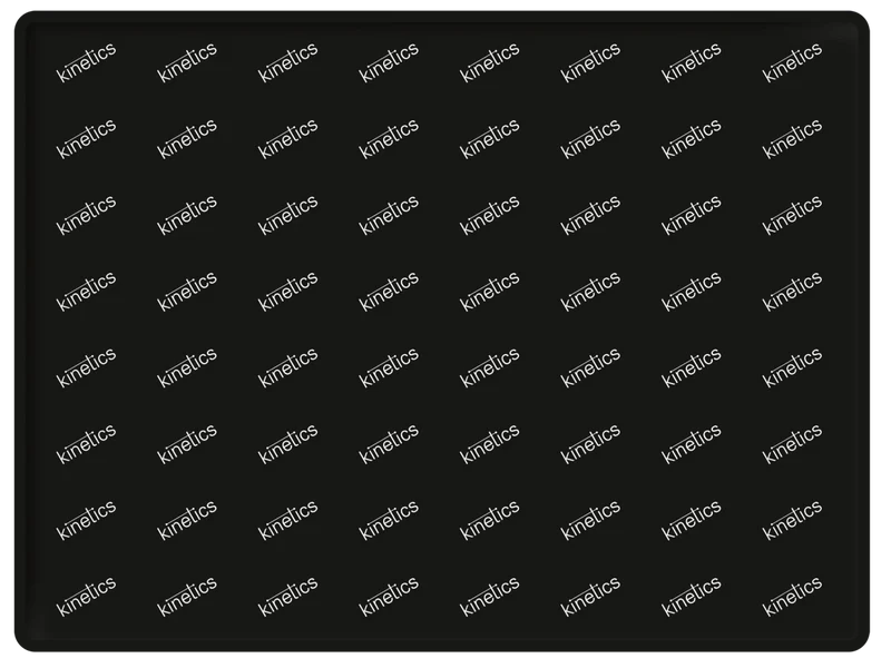 KINETICS Silikon Tischunterlage 31x41 cm schwarz/weiß