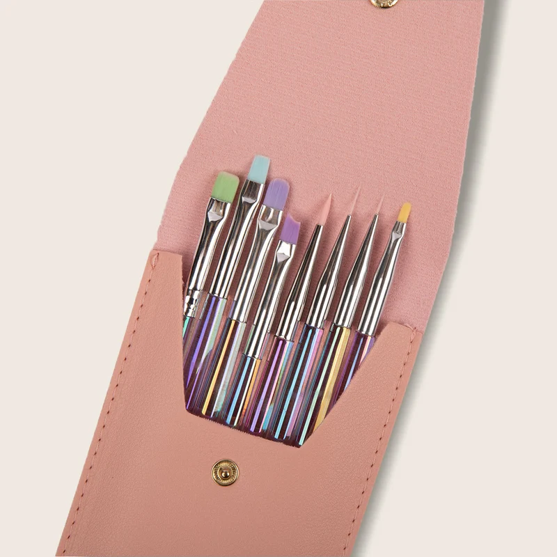 Pinsel Set 8-teilig mit Pinseltasche