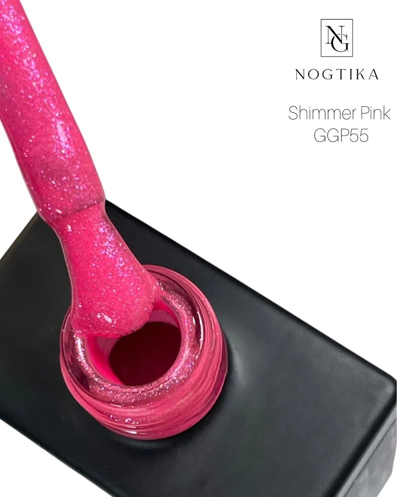 Glitter Gel Polish Shimmer Pink Nr. GGP55 (12ml) TPO-free