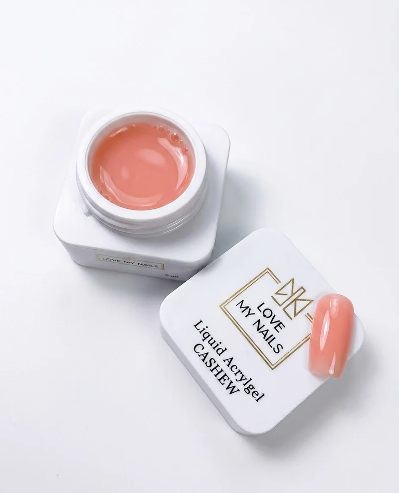 Liquid Acrylgel CASHEW 5-60ml selbstglättend und hart TPO/HEMA-Free