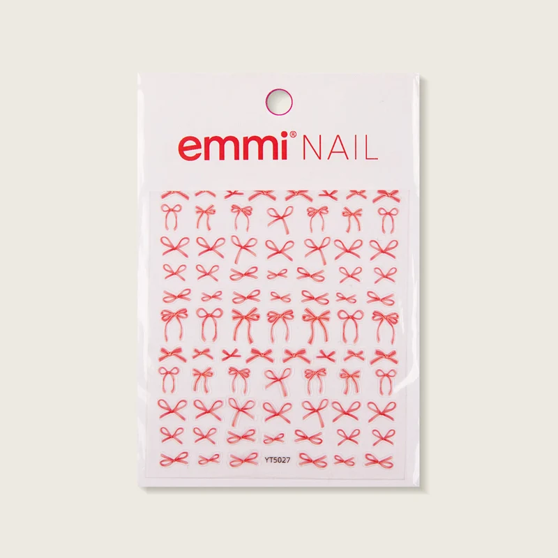 5D Art Nail Sticker Rote Schleife