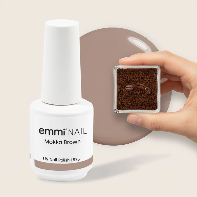 emmi Shellac UV-Lack Mokka Brown 15ml | L584