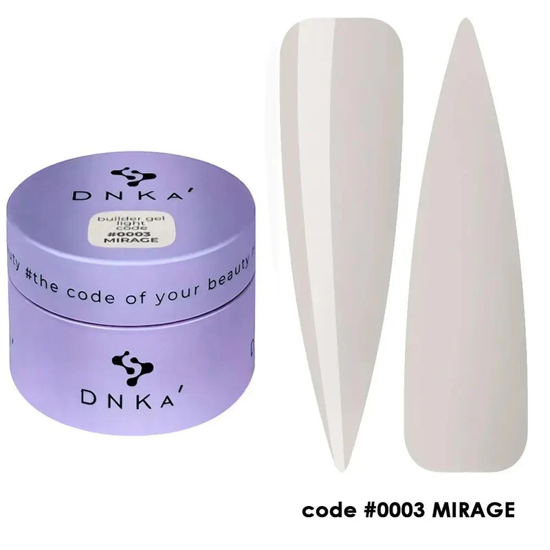 0003 Mirage - LIGHT Builder Gel 30ml DNKa