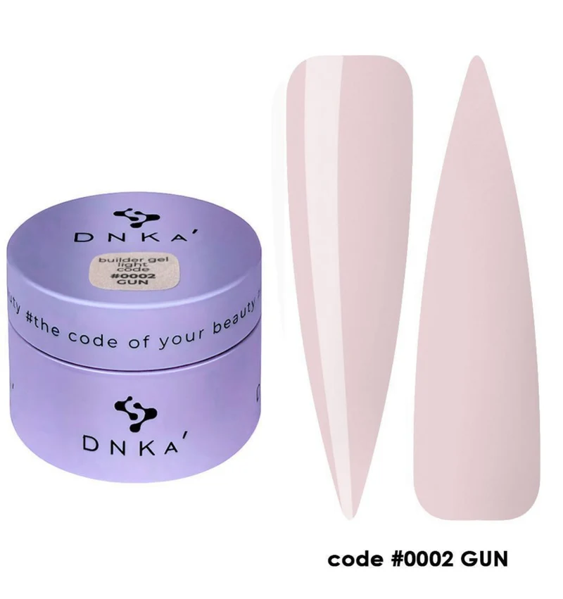 0002 Gun - LIGHT Builder Gel 30ml DNKa