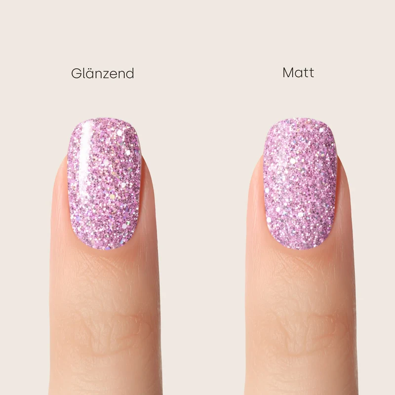 emmi Shellac UV-Lack Berry Glitter 15ml | L583