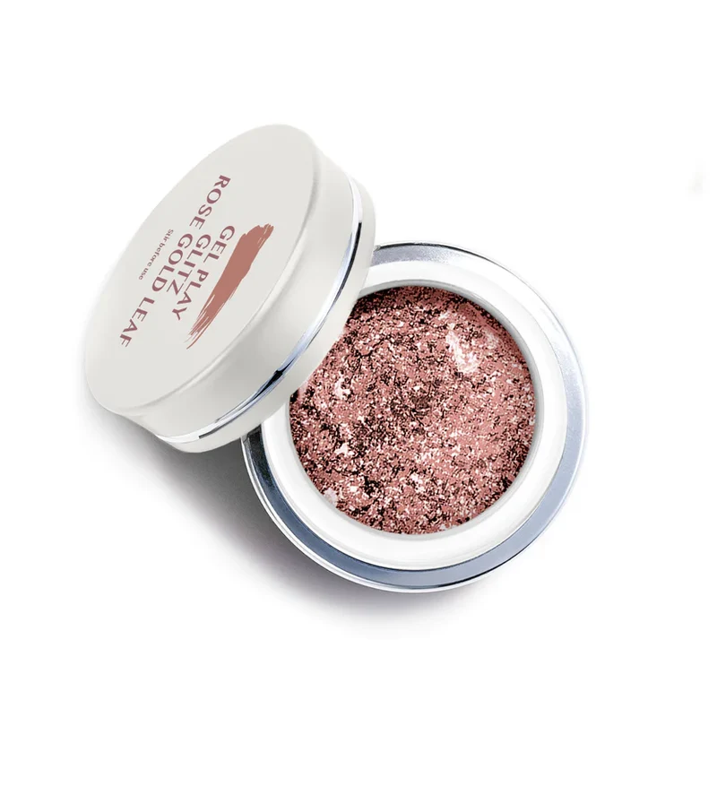Akzentz Gel play Glitz Rose Gold Leaf