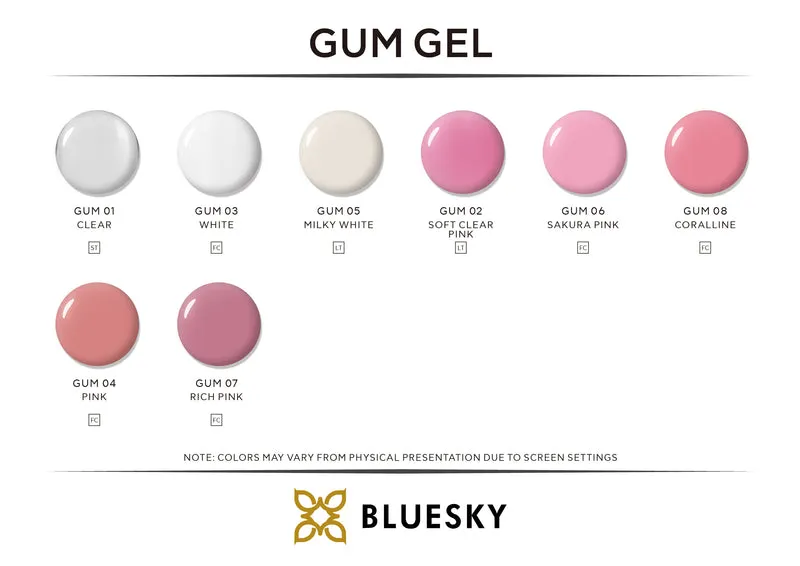 BLUESKY Gum Gel 03 White, 60g