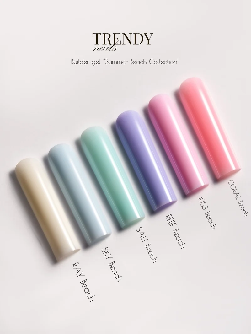 Builder Gel in der Flasche oder im Tiegel Beach Ray von Trendy Nails 10ml-30ml (TPO-frei)