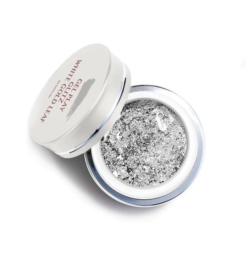 Akzentz Gel play Glitz White Gold Leaf