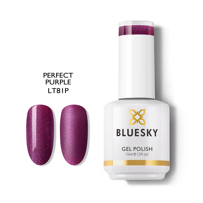 BLUESKY LT81 Purple Glitter 15ml