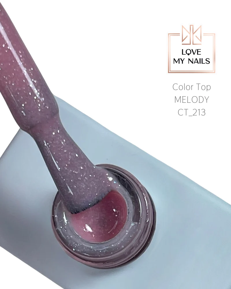 Color Top Coat MELODY 12ml von Love My Nails (HEMA/TPO-free)