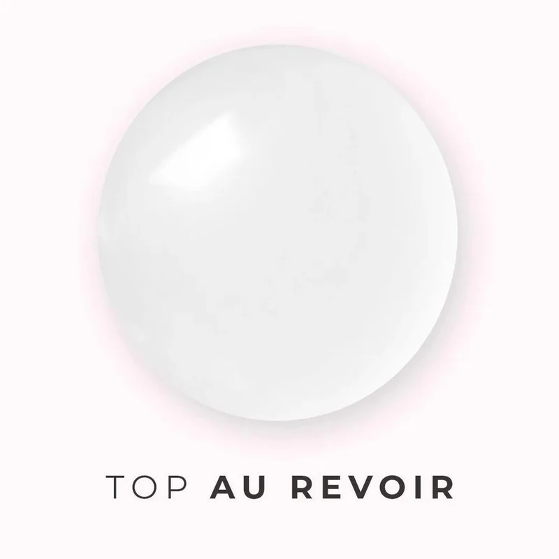 Au Revoir - CLEAR Top Coat Super Shine 10ml IQNails NO Wipe
