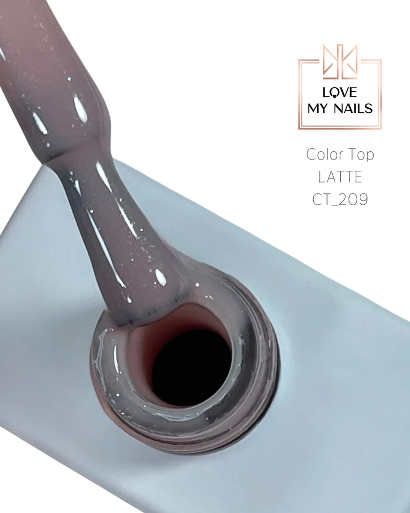 Color Top Coat LATTE 12ml von Love My Nails (HEMA/TPO-free)
