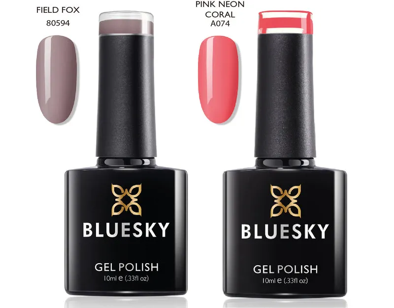 BLUESKY Set A074 Pink Neon Coral + 80594 Field Fox