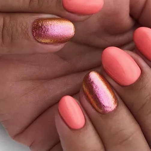 Akzentz Gel play Glitter Shifter Coral Reef