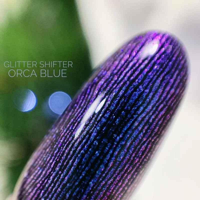 Akzentz Gel play Glitter Shifter Orca Blue