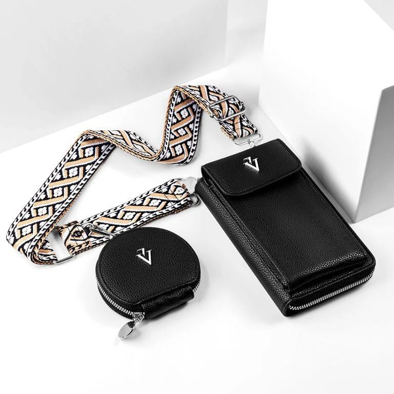 Schwarze Mini-Tasche VICTORIA VYNN