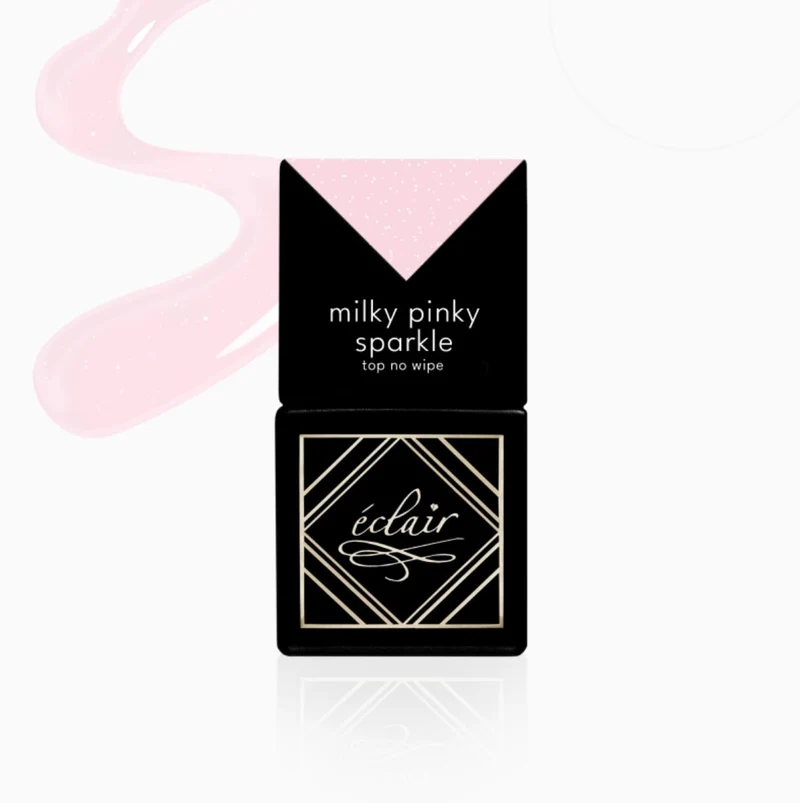 MILKY PINKY SPARKLE - Top Coat No Wipe 7ml ECLAIR