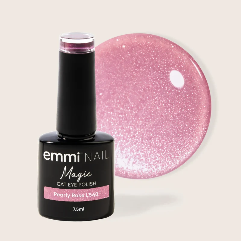 emmi Shellac UV-Lack Cat Eye Pearly Rose 7,5ml | L560