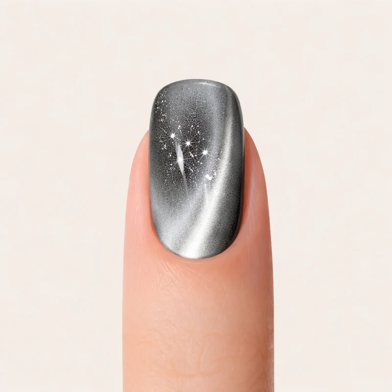 emmi Shellac UV-Lack Cat Eye Silvershine 7,5ml | L561