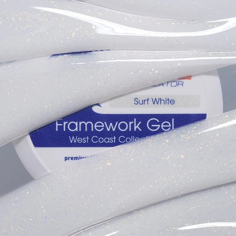 SURF WHITE - NO FILE FRAMEWORK GEL 30ml AMERICAN CREATOR