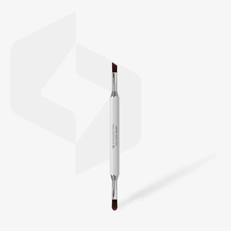 STALEKS EXCLUSIVE 06/09 Doppelseitiger Pinsel für Gel 11 mm / für Gel 9 mm
