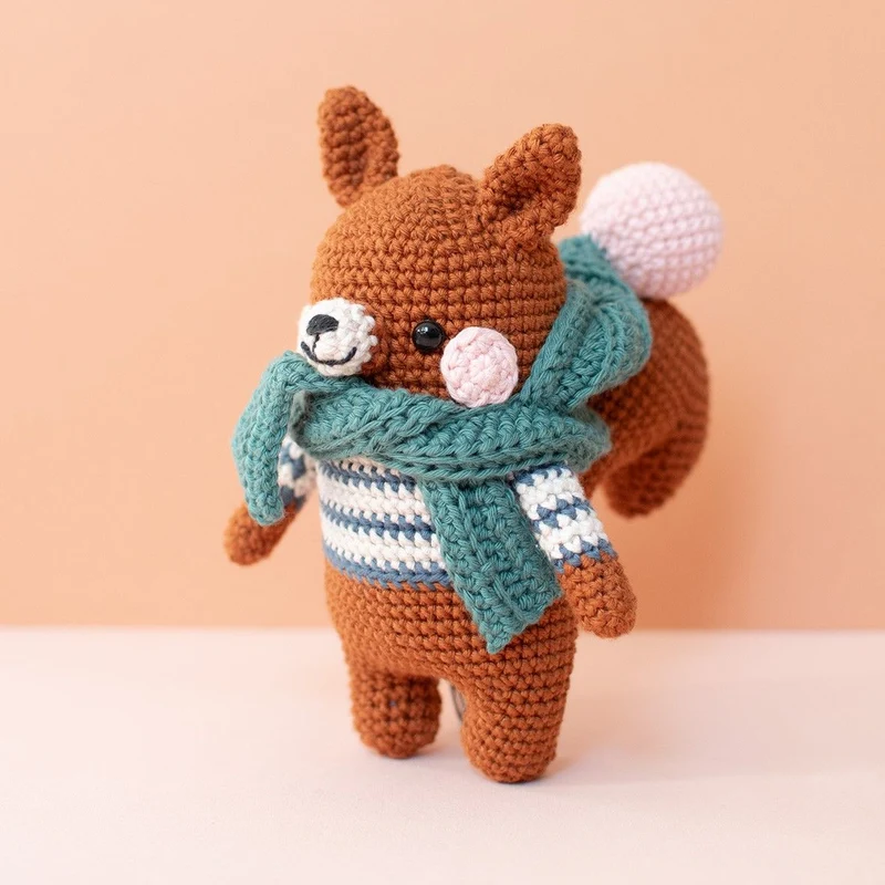 Bruno Squirrel - Häkelset