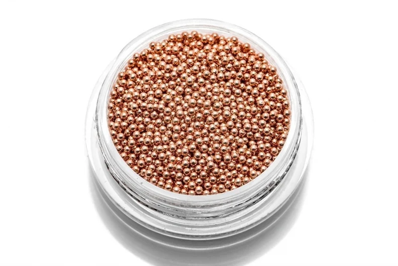 Caviar Beads Bronze (Metall Perlen) Gr. 1,0 mm