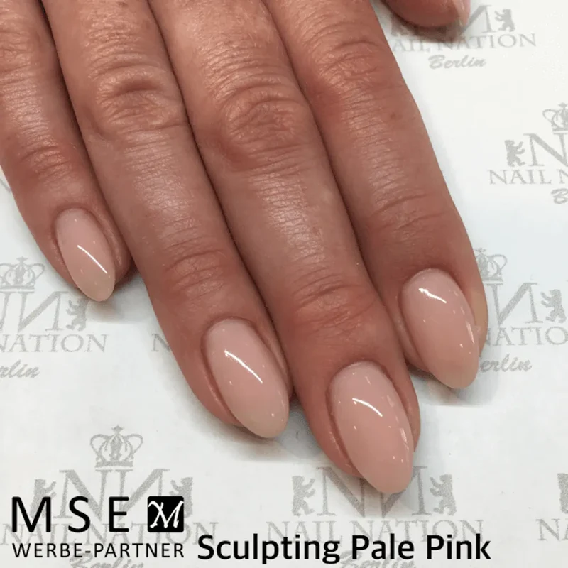 MSE-Gel 812: Schablonen Gel blass pink, hochviskose / Sculpting pale pink high-viscosity 15ml