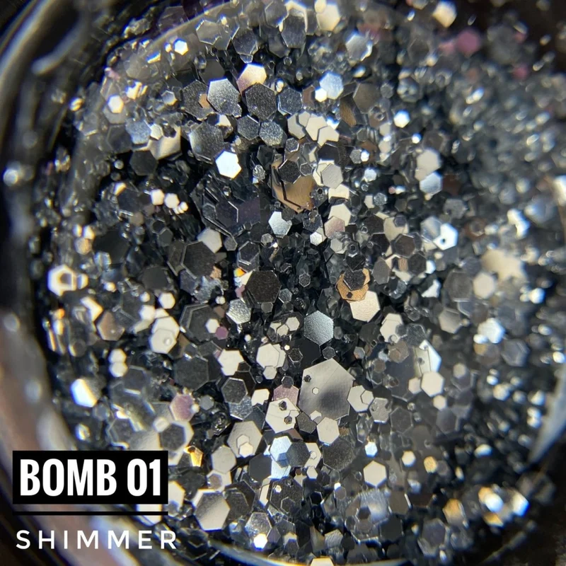 Nailart Effekt Gel Shimmer Bomb 5ml von NOGTIKA in 10 Farben