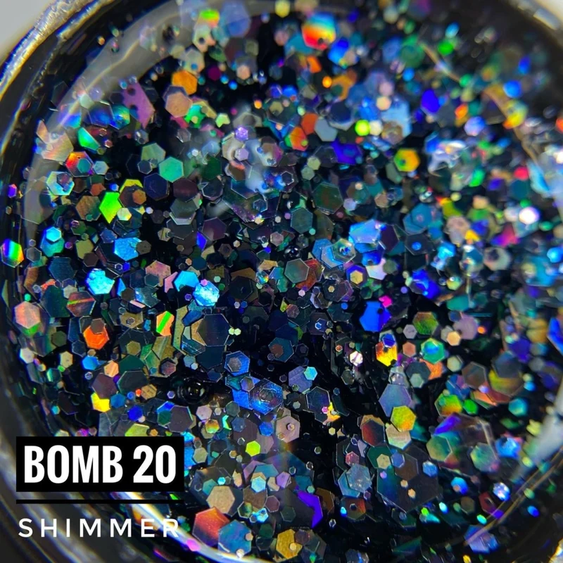 Nailart Effekt Gel Shimmer Bomb 5ml von NOGTIKA in 10 Farben