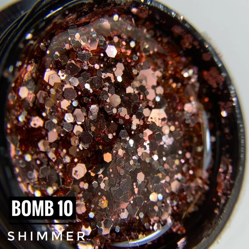 Nailart Effekt Gel Shimmer Bomb 5ml von NOGTIKA in 10 Farben