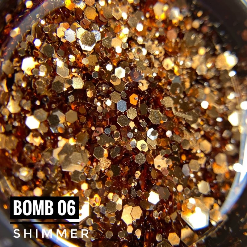 Nailart Effekt Gel Shimmer Bomb 5ml von NOGTIKA in 10 Farben