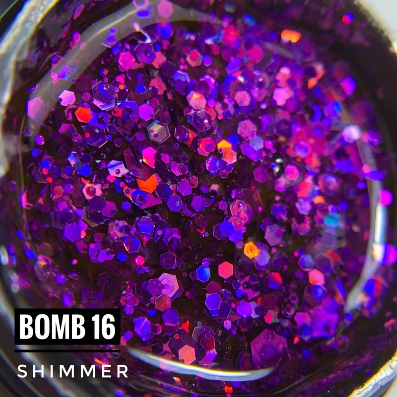 Nailart Effekt Gel Shimmer Bomb 5ml von NOGTIKA in 10 Farben