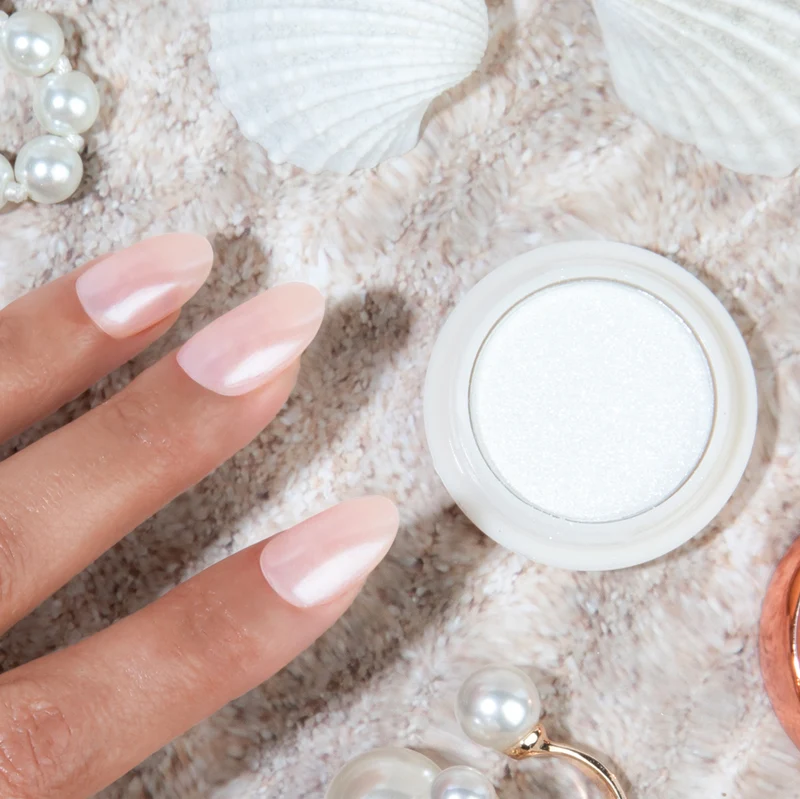 Chrome Effekt Powder Pearl White