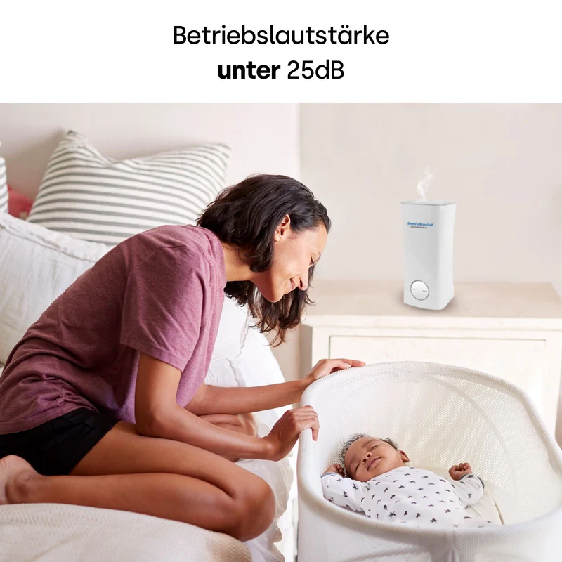 Luftbefeuchter (mit Desinfektionskonzentrat)