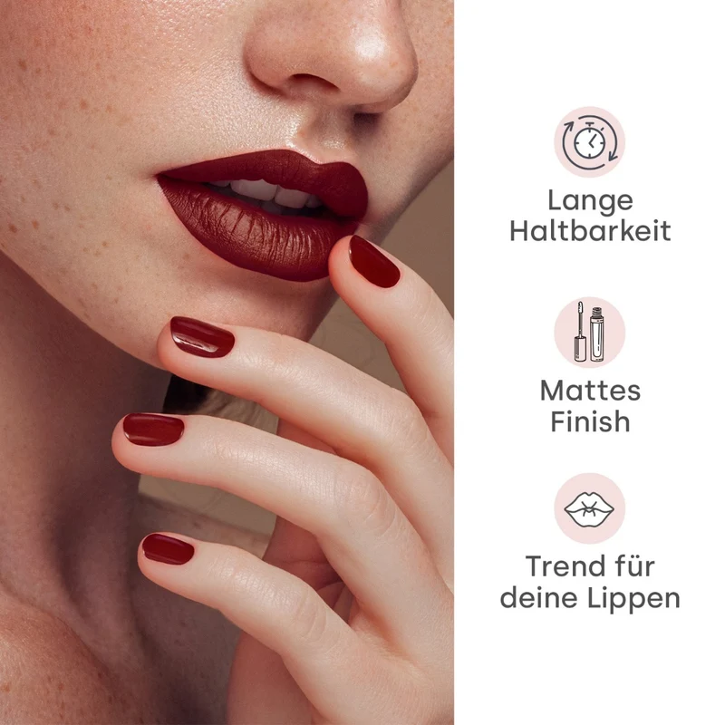 Shellac + Lipstick "Wine Time"