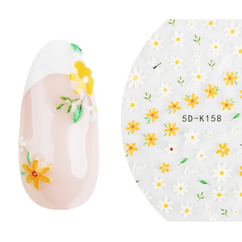 5D Art Nail Sticker Daisy
